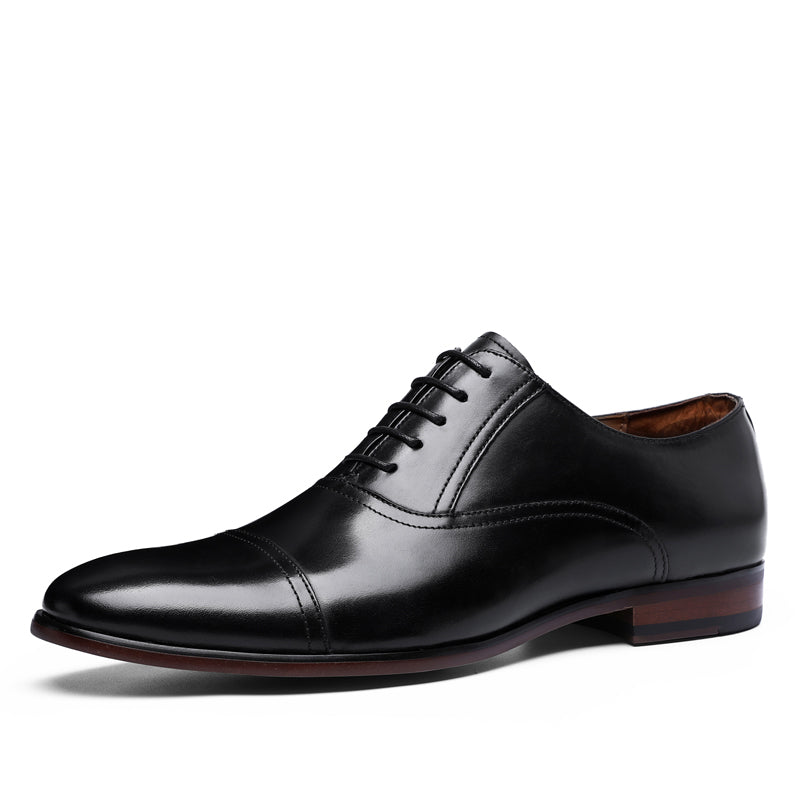 Desai Classic Oxford Dress Shoes Mens Formal Business Lace-up Full Grain Leather Shoes for Men OS201607