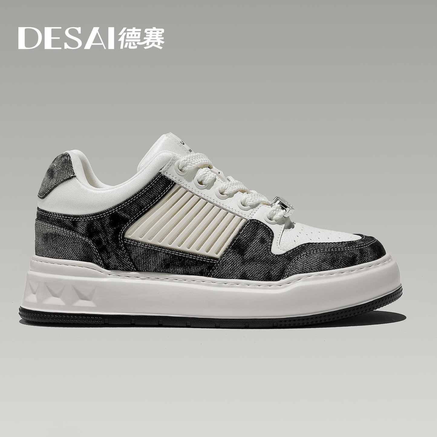 Desai leather shoes board shoes cowboy fashion manshoes comfortable breathability casual shoes DS3572