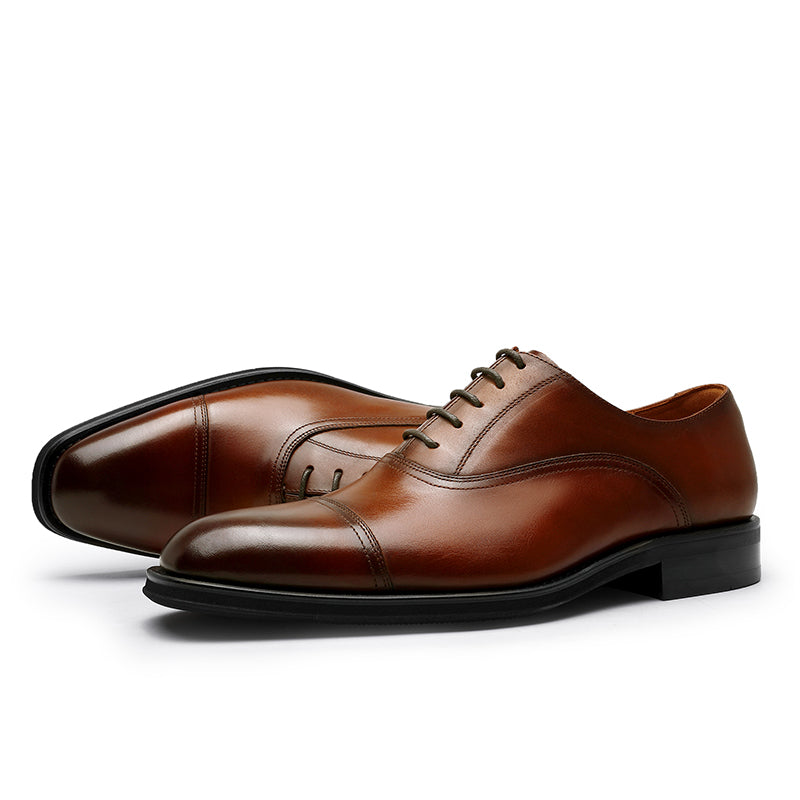 Desai New classic men's shoes lace-up gentleman leather shoes custom wedding shoes shoes elegant men's shoes Oxford Black Brown DS92391