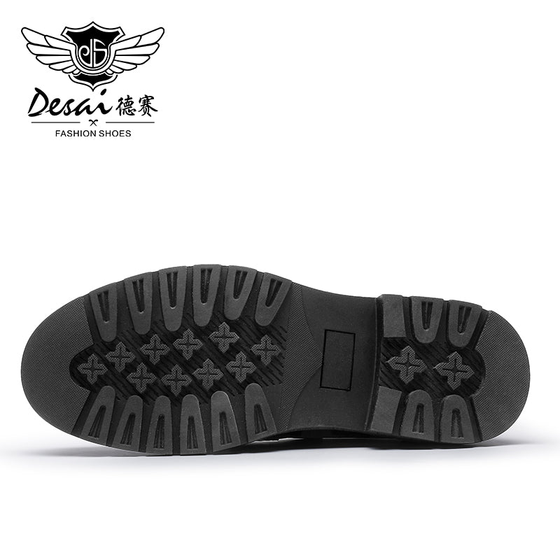 Desai leather shoes for men Business casual leather shoes leather breathable autumn new Derby shoes soft soled shoes for men DS6307