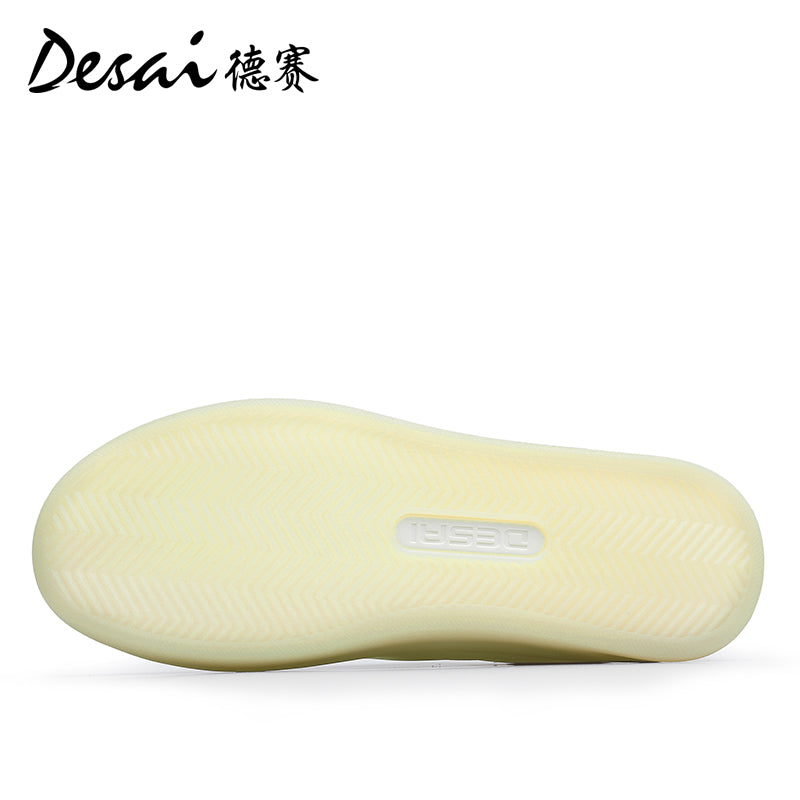 Desai Men's sneakers, Cool and Breathable in summer, Genuine Leather, German Training Shoes,Versatile Casual Shoes, Thick Soles, High Height Shoes DS3073