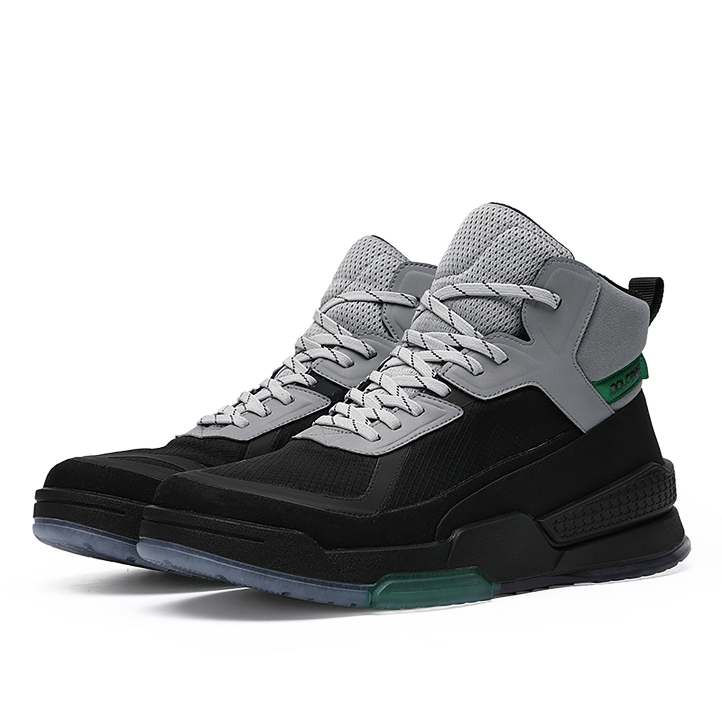 DESAI Thick Sole Casual Men's Shoes Comfortable Breathable High Top Shoes for Men DS2352H