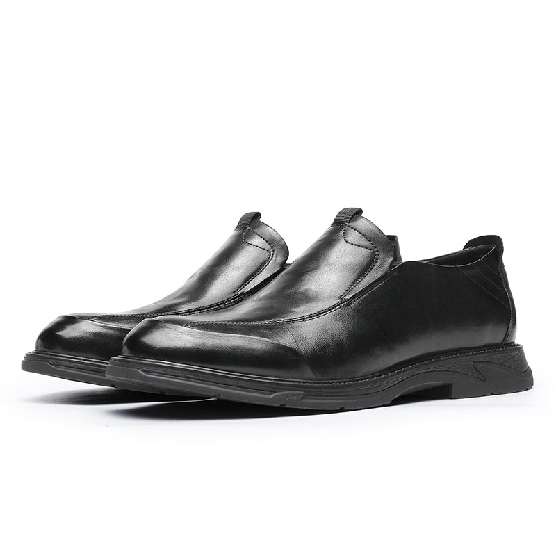 Desai Men Shoes Loafers spring and summer leather shoes one step on dress shoes DS1005