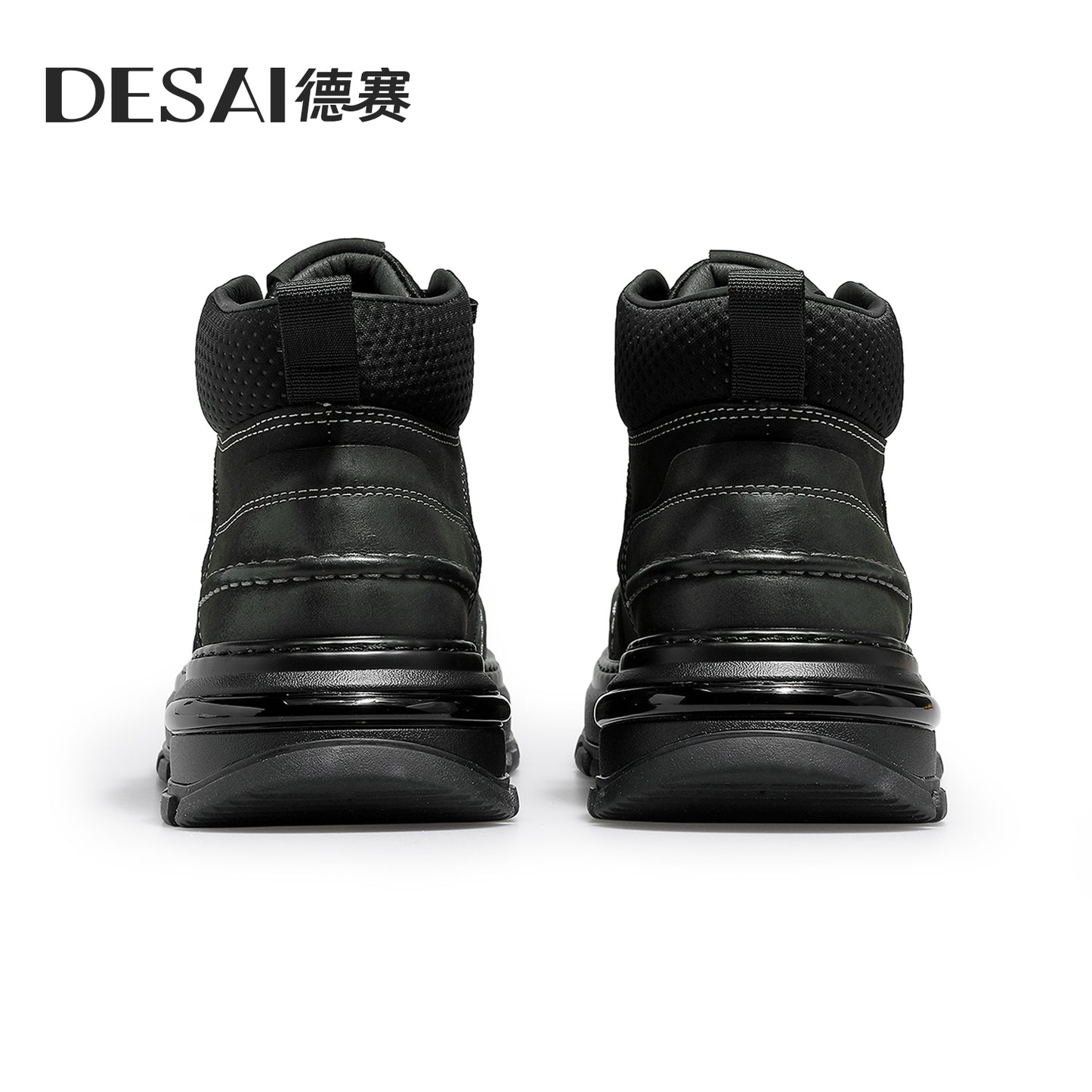 Desai Winter Martens men's warm thick soled work boots High top men's boots DS30159