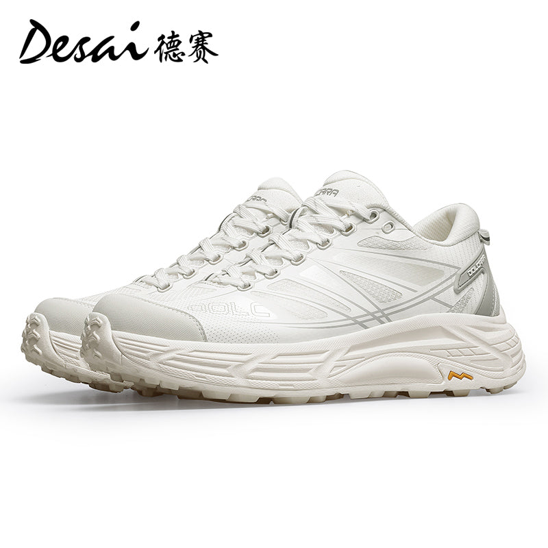 Desai Men's Summer Breathable sneakers 2024 New Outdoor Mountaineering Shoes Soft Sole Hiking Men's Sports and Casual Shoes DS2058