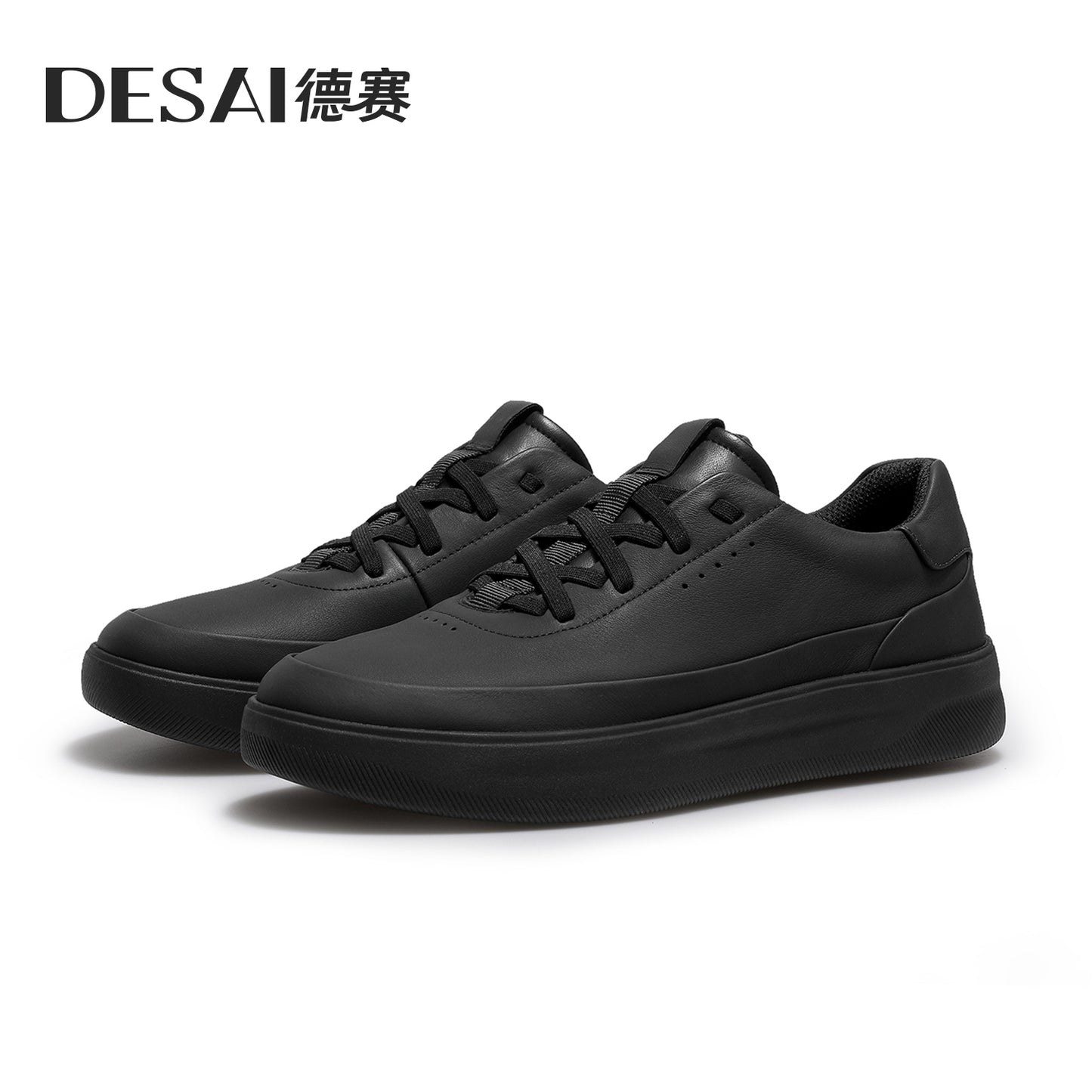 Desai men's casual shoes 2024 new men's sneakers casual shoes with light soft sole small white shoes men genuine leather DS3097