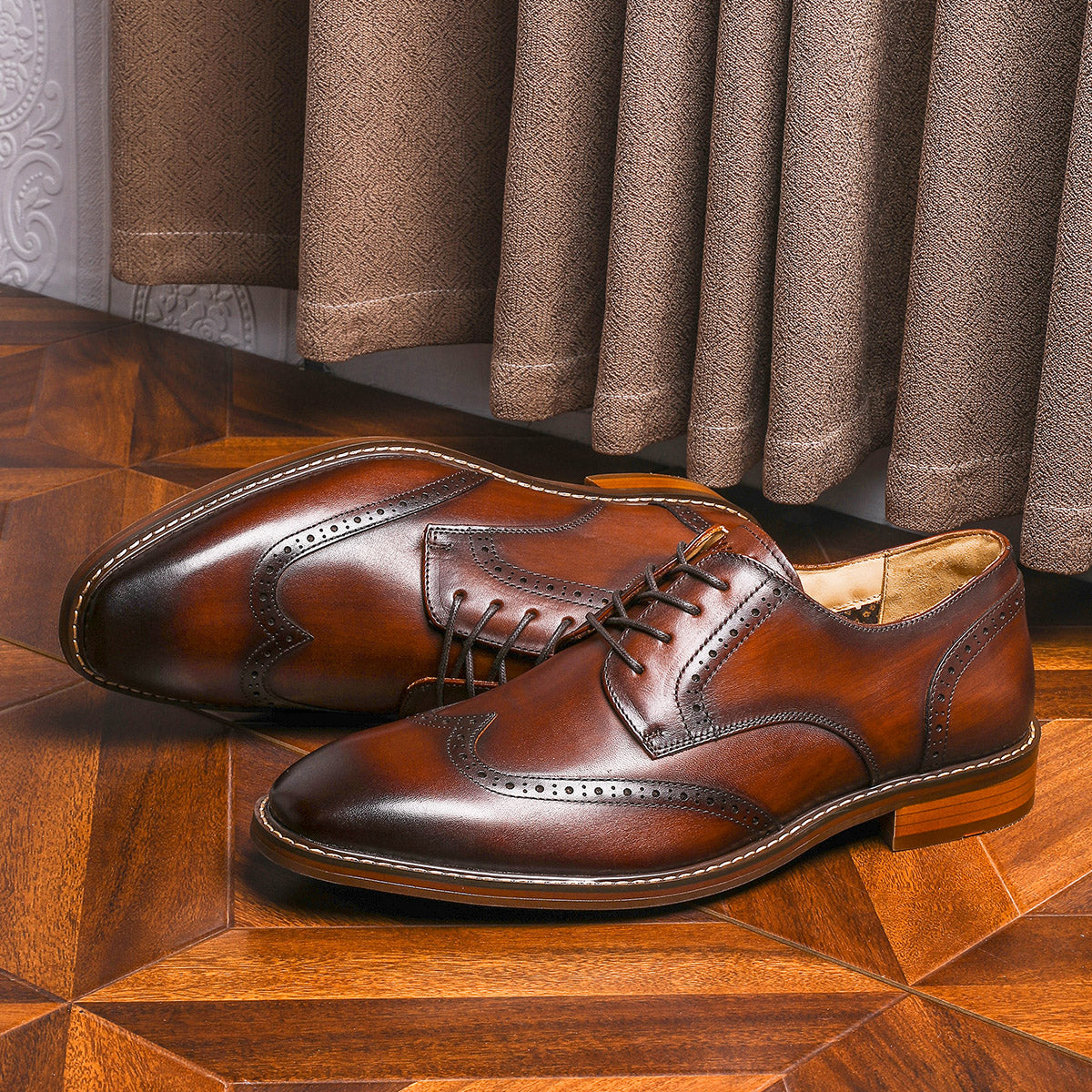 Desai Business Work Brand Shoes Men Formal Soft Genuine Leather Official Black Shoes Derby New Fashion OS6603