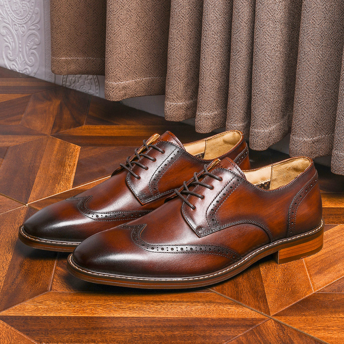 Desai Business Work Brand Shoes Men Formal Soft Genuine Leather Official Black Shoes Derby New Fashion OS6603