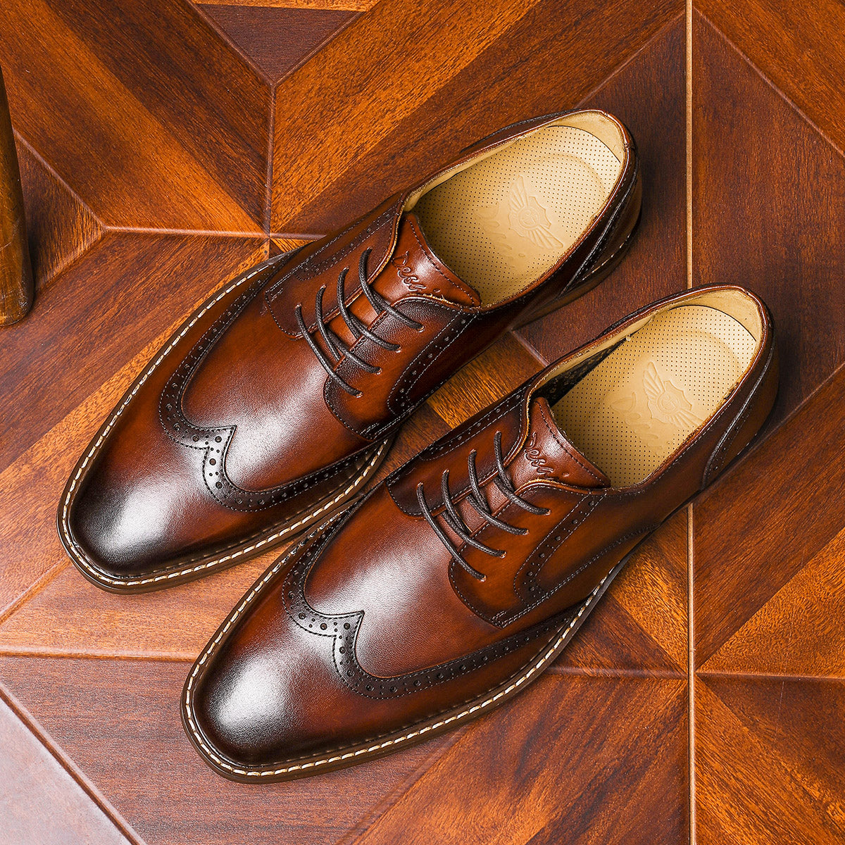 Desai Business Work Brand Shoes Men Formal Soft Genuine Leather Official Black Shoes Derby New Fashion OS6603