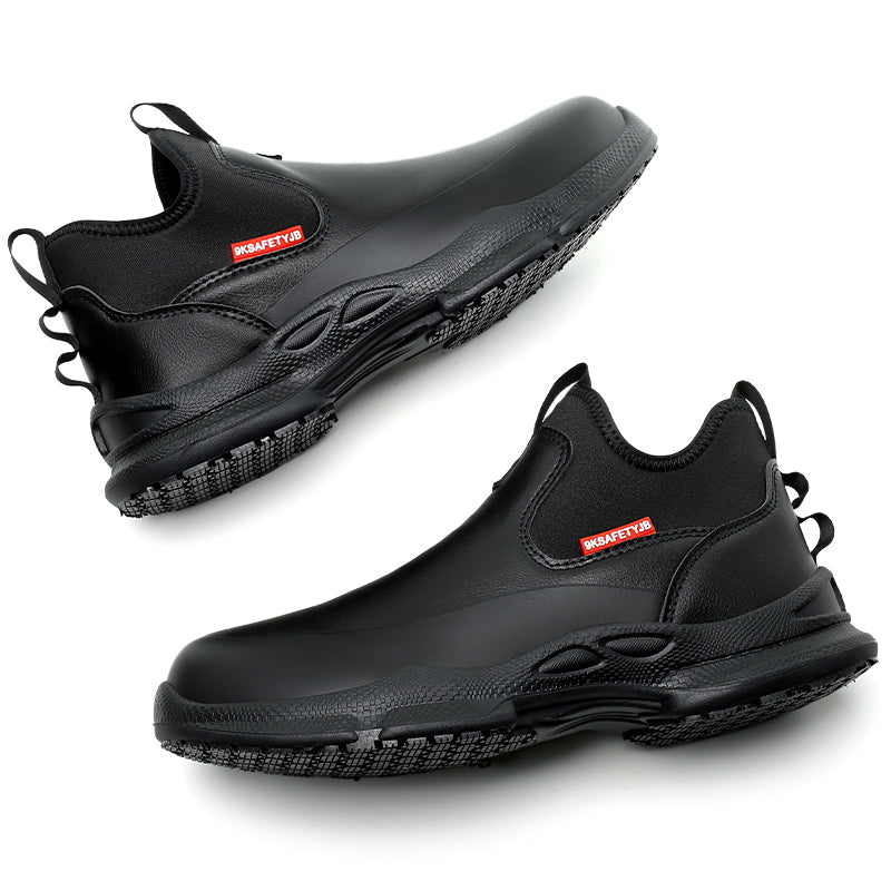 Desai working shoes Chef shoes waterproof comfortable anti slip shoes for men Food Service Chef Kitchen Non Slip Work Shoes Slip On Water Resistant SF926