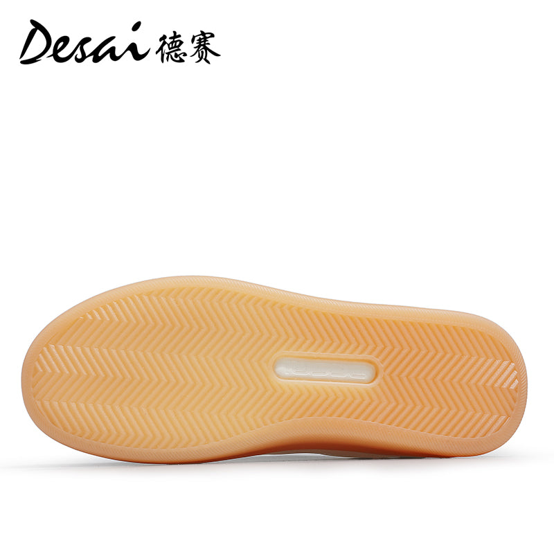 Desai Men's sneakers, Cool and Breathable in summer, Genuine Leather, German Training Shoes,Versatile Casual Shoes, Thick Soles, High Height Shoes DS3073