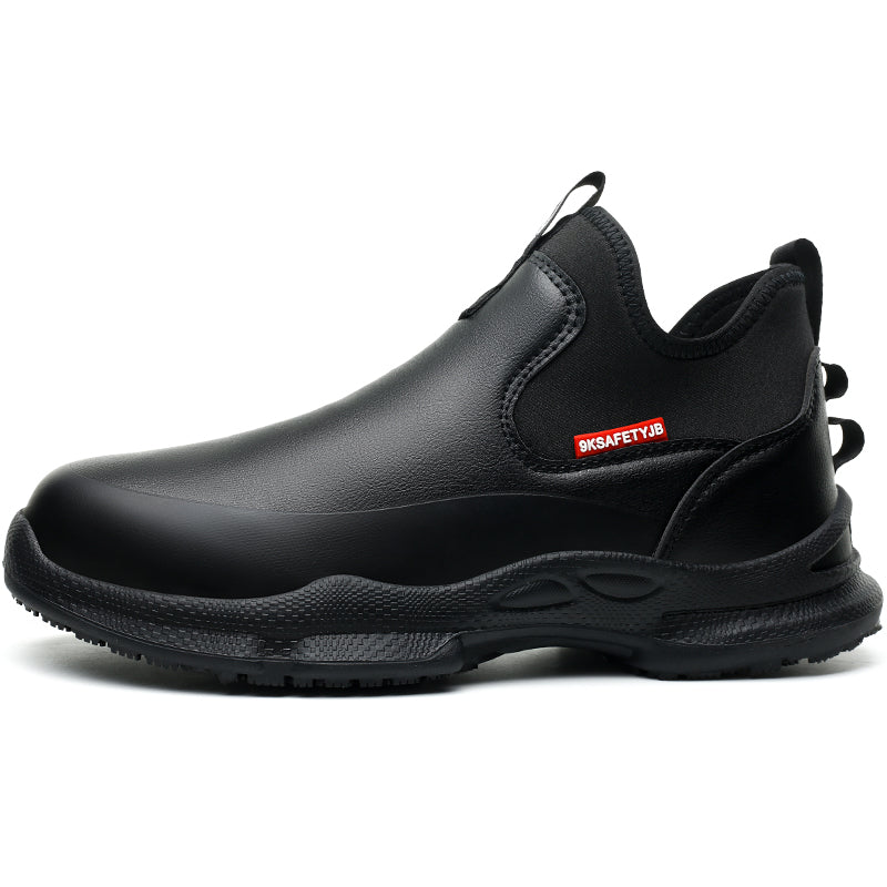 Desai working shoes Chef shoes waterproof comfortable anti slip shoes for men Food Service Chef Kitchen Non Slip Work Shoes Slip On Water Resistant SF926