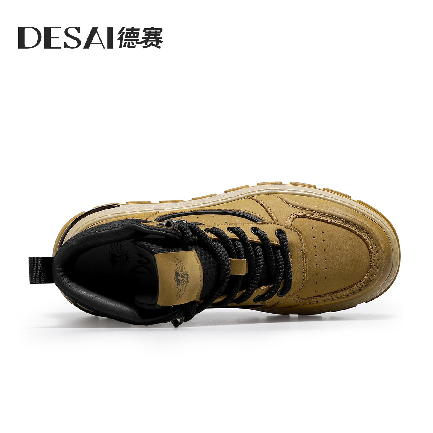 Desai Winter Martens men's warm thick soled work boots High top men's boots DS30159