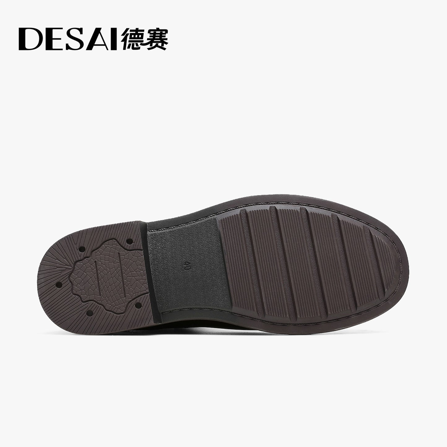 Desai Chelsea Leather boots One-step Hight Cut Genuine Leather Warm Chelsea Boots Man Footwear Elegant Breathable leather Lining DS6519HZ