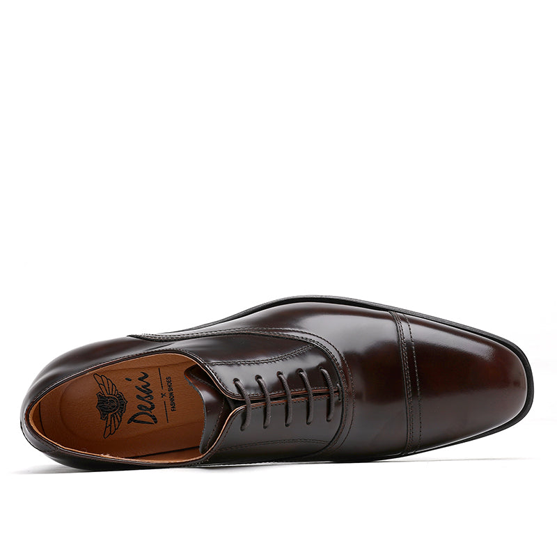 Desai New classic men's shoes lace-up gentleman leather shoes custom wedding shoes shoes elegant men's shoes Oxford Black Brown DS92391