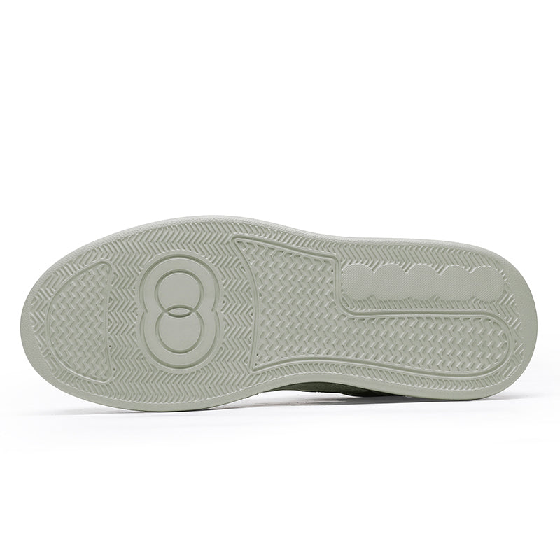 Desai Men's Casual Thick Soles Board Shoes Anti Slip Wear-Resistant Sports Running Shoes Men's Leather Breathable and Comfortable Sneakers DS02783