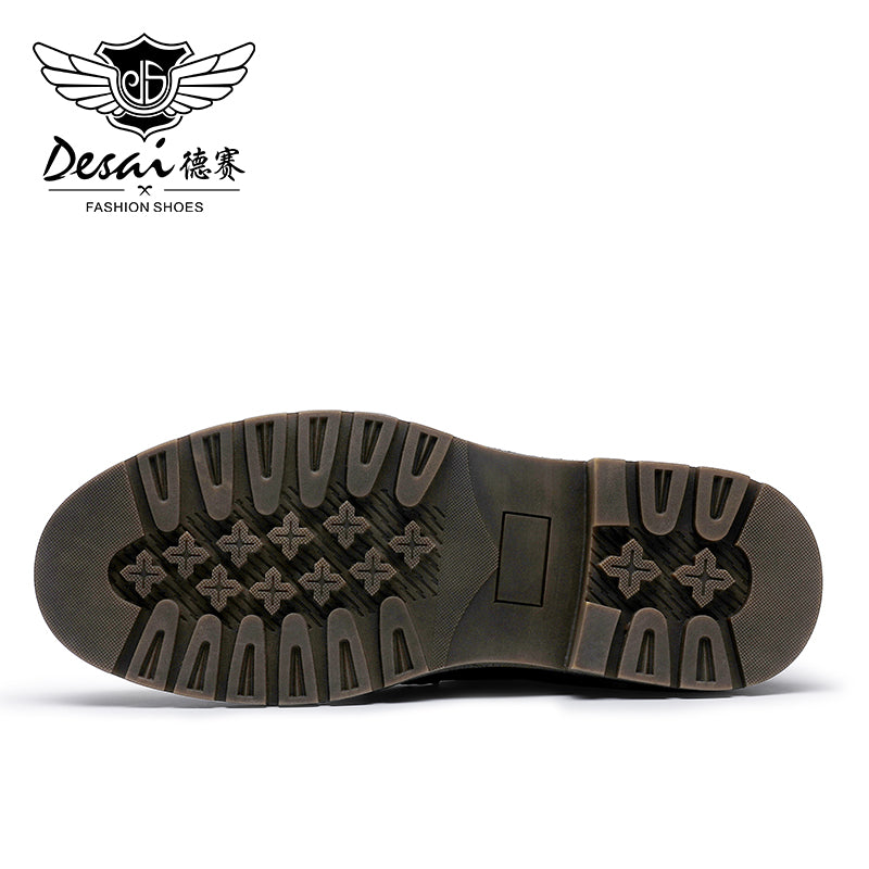 Desai leather shoes for men Business casual leather shoes leather breathable autumn new Derby shoes soft soled shoes for men DS6307