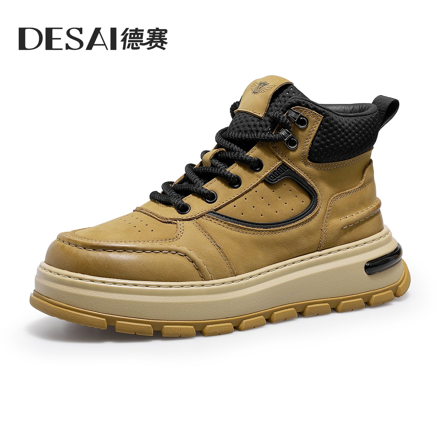 Desai Winter Martens men's warm thick soled work boots High top men's boots DS30159
