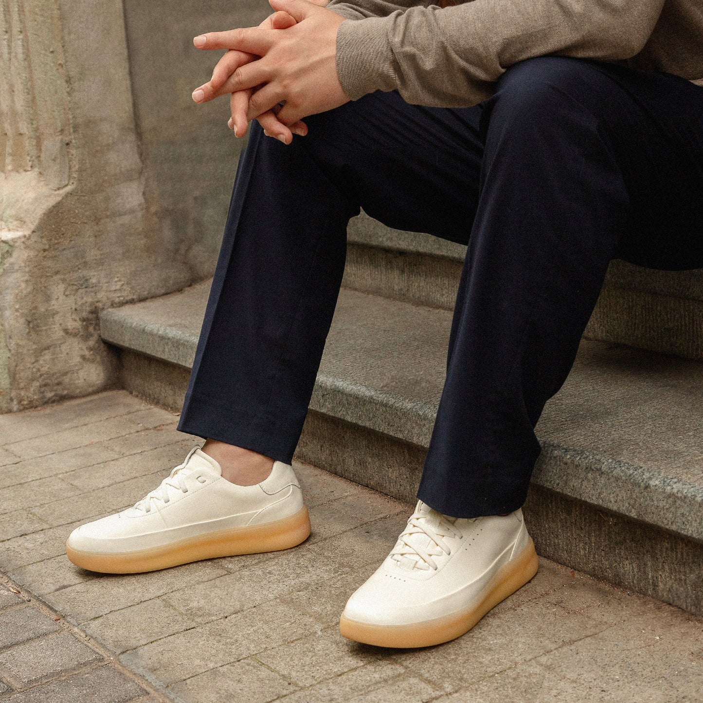 Desai men's casual shoes 2024 new men's sneakers casual shoes with light soft sole small white shoes men genuine leather DS3097