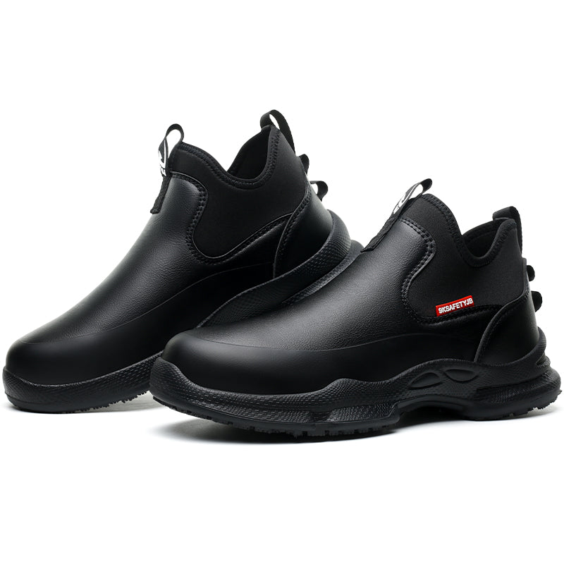 Desai working shoes Chef shoes waterproof comfortable anti slip shoes for men Food Service Chef Kitchen Non Slip Work Shoes Slip On Water Resistant SF926