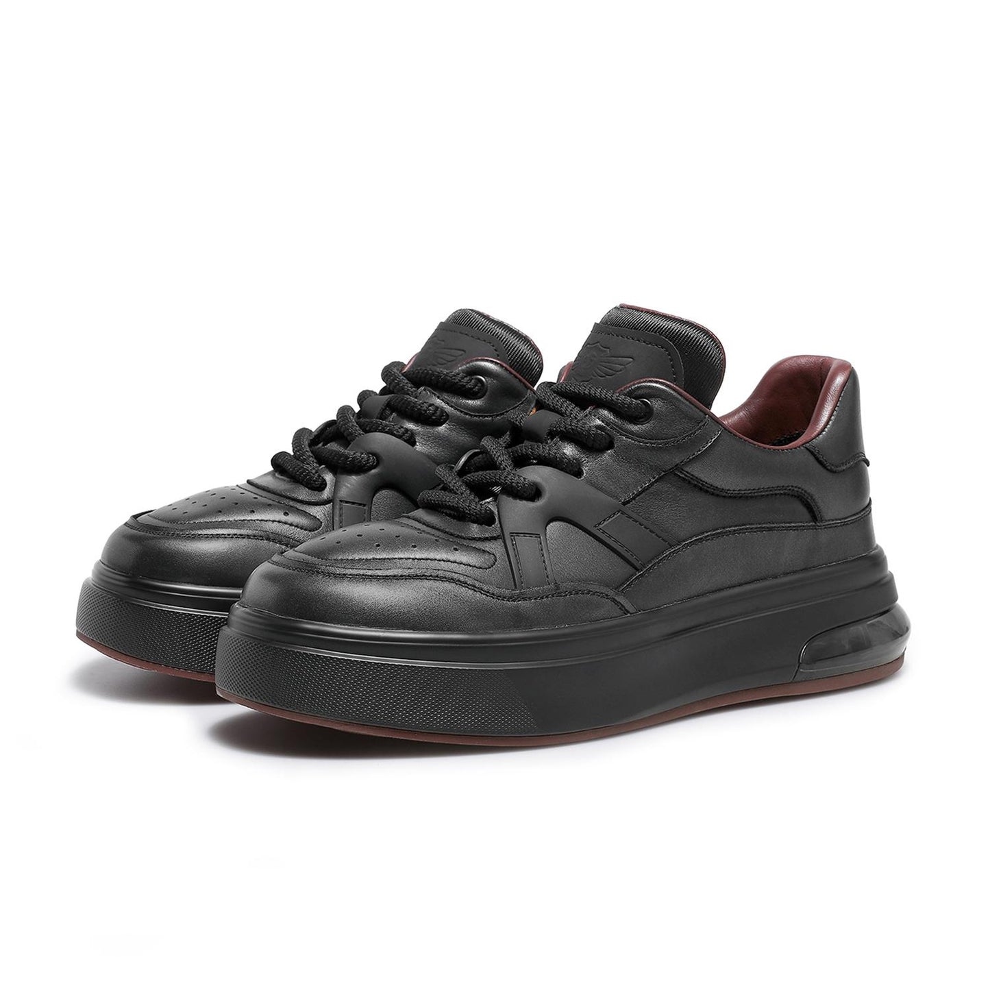 DESAI Low-top Retro footwear height increasing soft soles Genuine leather sneakers Fashion Shoes DS30212