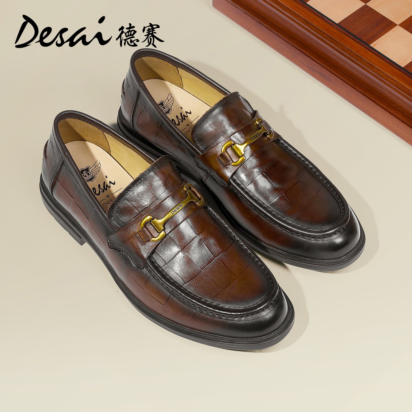 Genuine Leather British Toe Carved Business Shoes For Men Classic Dress Formal Wedding DS1001