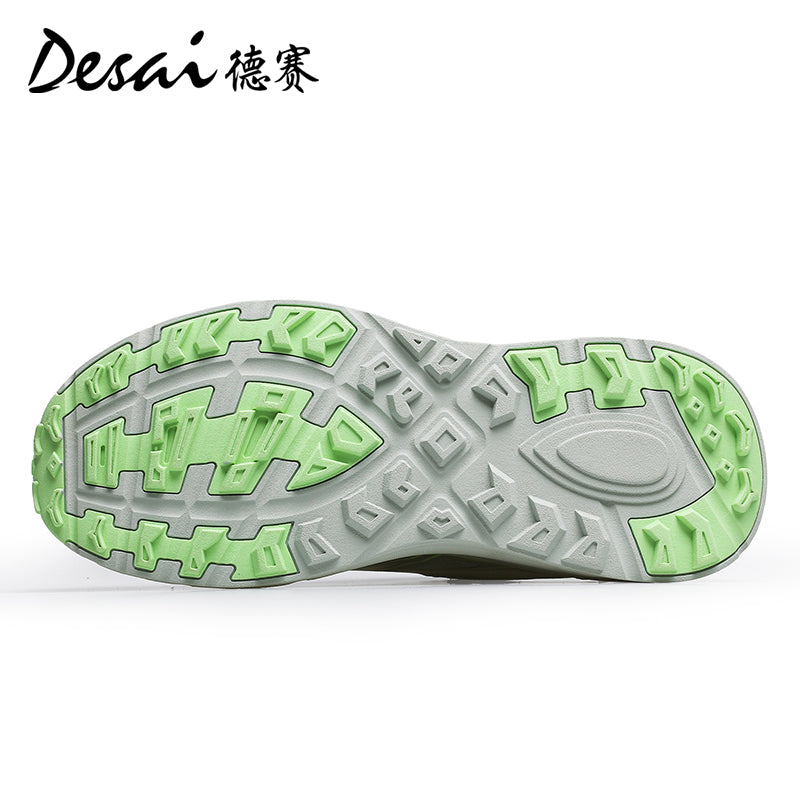 Desai Men's Summer Breathable sneakers 2024 New Outdoor Mountaineering Shoes Soft Sole Hiking Men's Sports and Casual Shoes DS2058