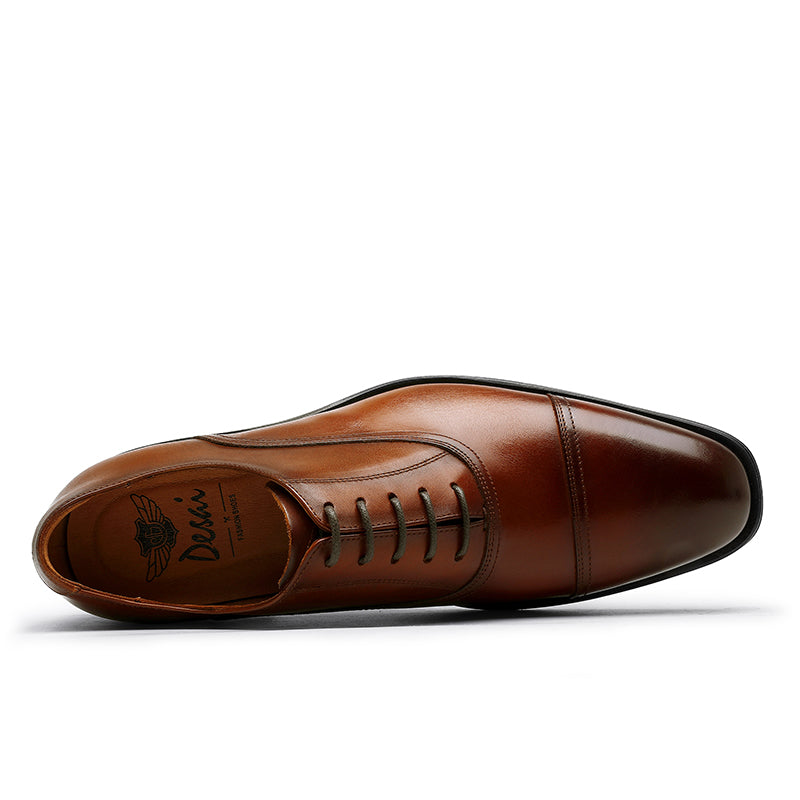 Desai New classic men's shoes lace-up gentleman leather shoes custom wedding shoes shoes elegant men's shoes Oxford Black Brown DS92391