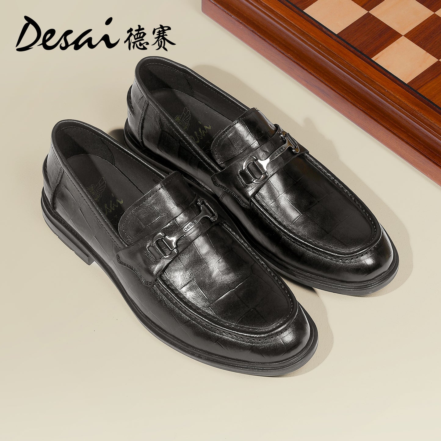 Genuine Leather British Toe Carved Business Shoes For Men Classic Dress Formal Wedding DS1001