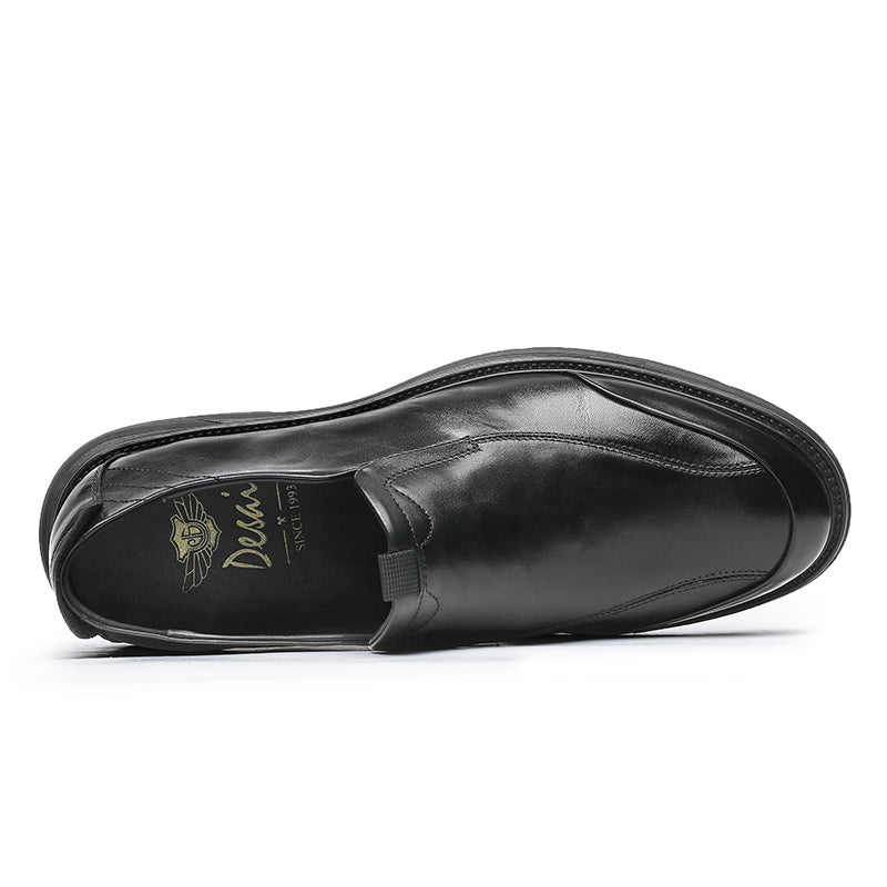 Desai Men Shoes Loafers spring and summer leather shoes one step on dress shoes DS1005