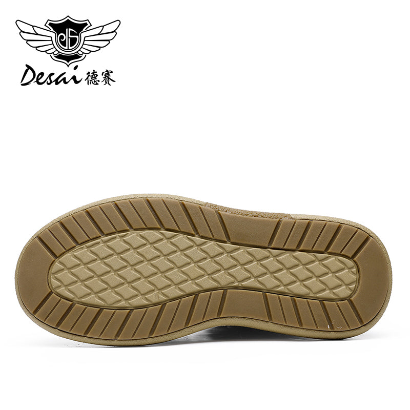 Desai leather Martin boots men's new British autumn and winter retro men's tall work boots DS6316H