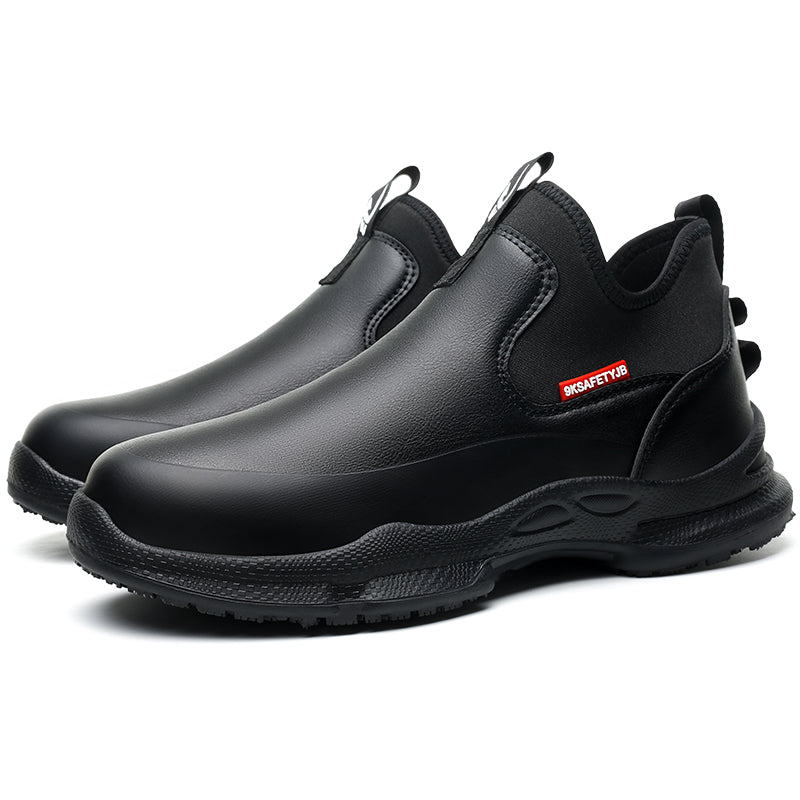 Desai working shoes Chef shoes waterproof comfortable anti slip shoes for men Food Service Chef Kitchen Non Slip Work Shoes Slip On Water Resistant SF926