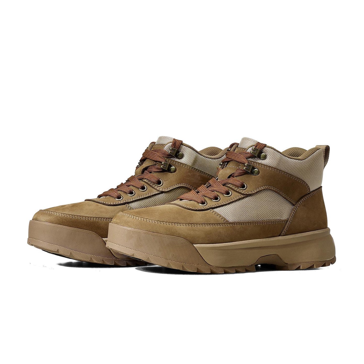 DESAI Ultimate Sole High-Top Boots Comfort fleece warm Chunky No Rubbing Lace-Up Design Soft Material DS25132H