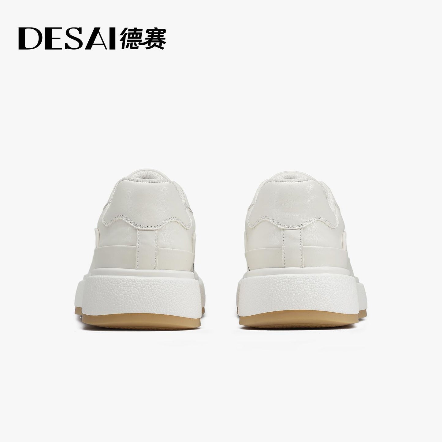 Desai Shock Absorbing Sole and Textured Design Men's Top Grain Leather Versatile for Any Occasion casual fashion comfortable DS3596