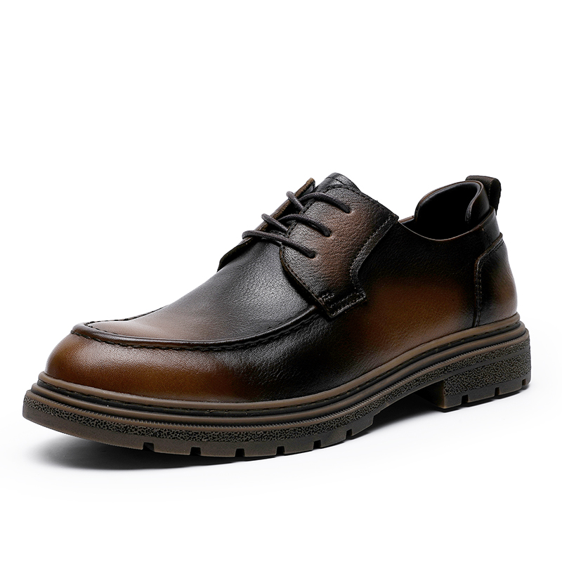 Desai leather shoes for men Business casual leather shoes leather breathable autumn new Derby shoes soft soled shoes for men DS6307