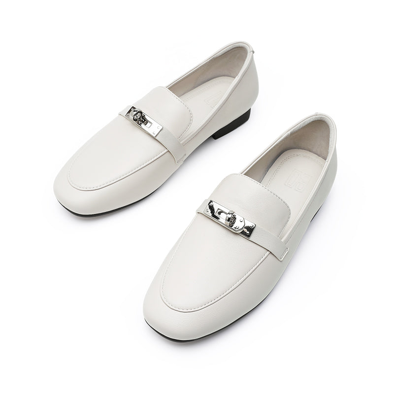 Desai Women Shoes Loafer Leathe Shoes Casual Comfy Slider Low Wedge Heel NEW DS77306