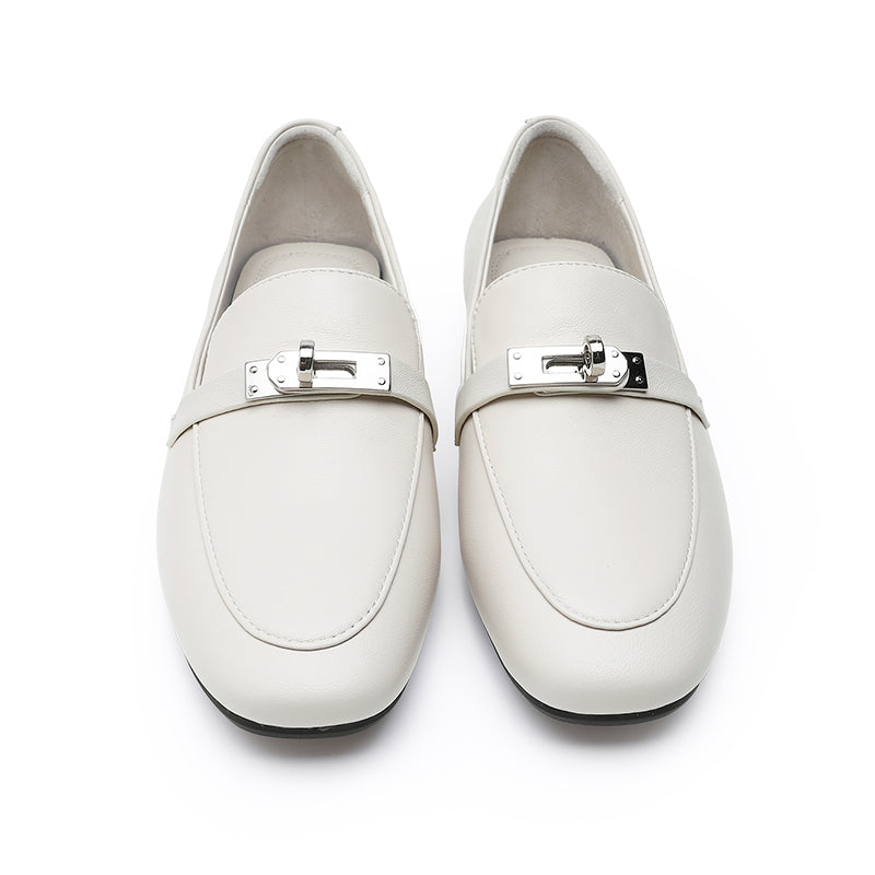 Desai Women Shoes Loafer Leathe Shoes Casual Comfy Slider Low Wedge Heel NEW DS77306