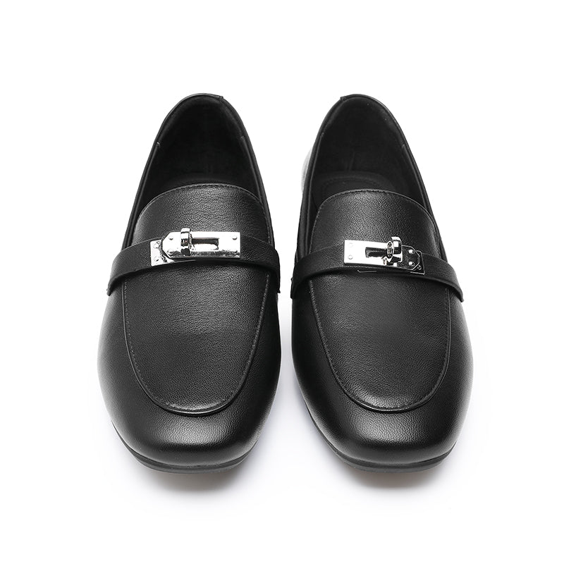 Desai Women Shoes Loafer Leathe Shoes Casual Comfy Slider Low Wedge Heel NEW DS77306