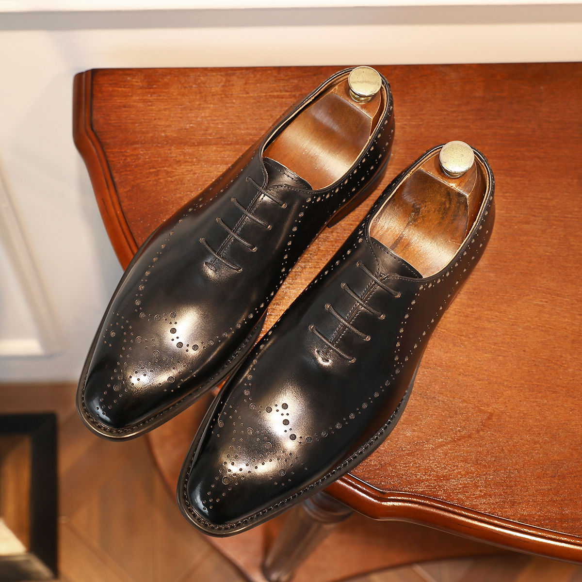 【 Black Five exclusive benefits 】【$9.9】 Leather business shoes & Chelsea Boots & Fashion leather casual shoes