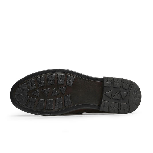 DESAI genuine leather comfortable versatile stylish vintage casual shoes for men DS1501