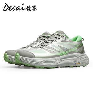 Desai Shoes Men's Summer Breathable 2024 New Outdoor Mountaineering Shoes Soft Sole Hiking Men's Sports and Casual Shoes DS2058