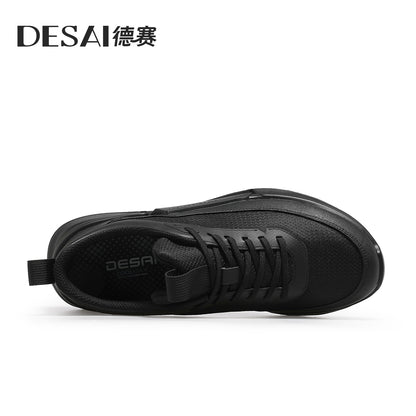 Desai casual shoes men's shoes increase wear resistance lightweight sports shoes men's mesh surface breathable lightweight soft sole running SNEAKERS DS2073