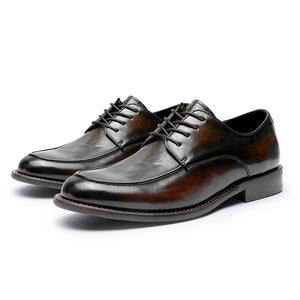 Desai Shoes For Men Business leather Carved British Shoes Formal Wear Handmade Derby Shoes Classic Design DS6309