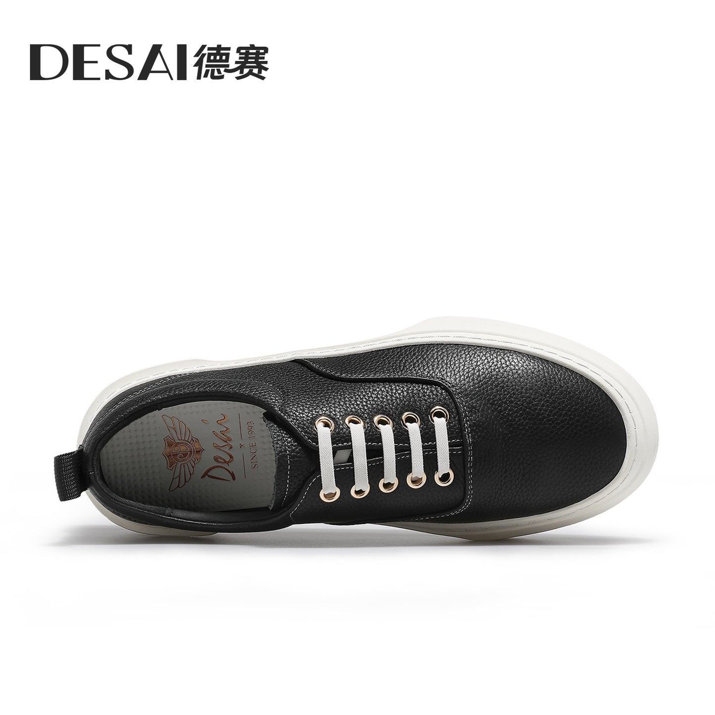 Desai men's shoes autumn new thick sole light soft sole sneakers small white shoes trend retro men's casual shoes DS3087