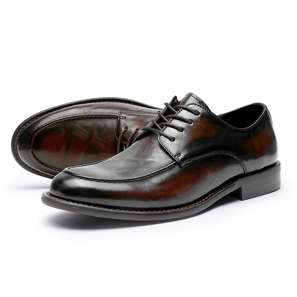 Desai Shoes For Men Business leather Carved British Shoes Formal Wear Handmade Derby Shoes Classic Design DS6309
