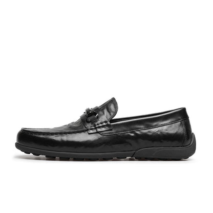 DESAI slip-ons leather Whole loafers cowhide cow gentleman casual fashion for men DS1507