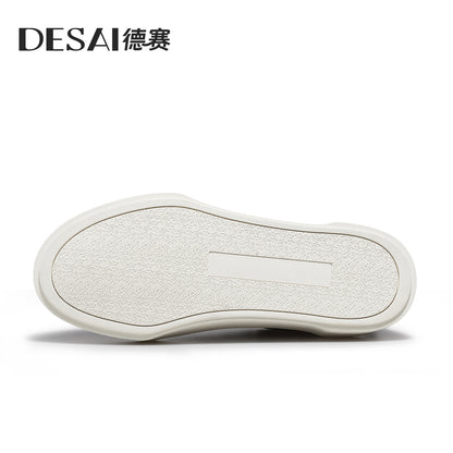 Desai men's shoes autumn new thick sole light soft sole sneakers small white shoes trend retro men's casual shoes DS3087