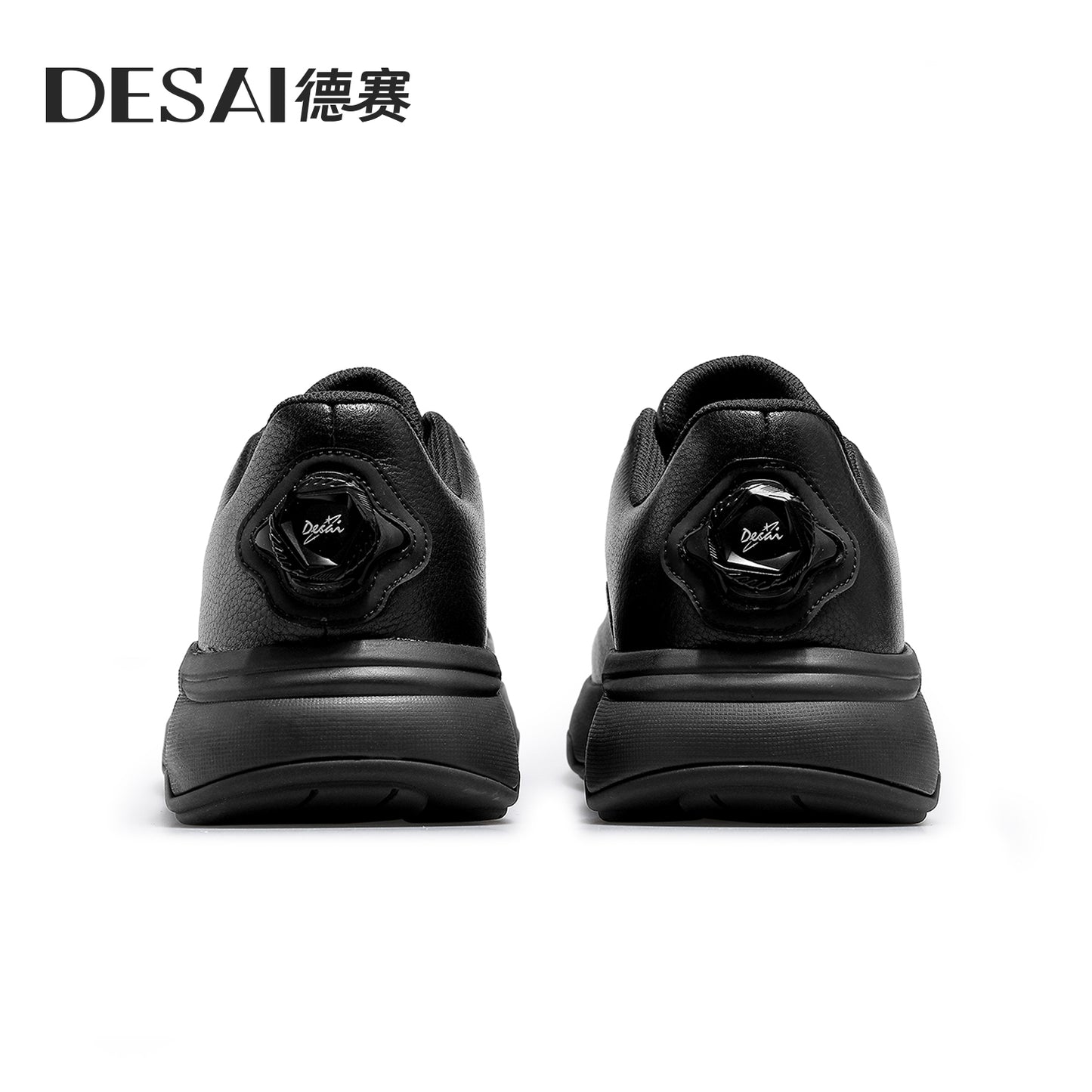 Desai screw button slip-on lazy men's casual shoes winter new men's shoes leather lightweight soft sole sports Sneakers DS30193