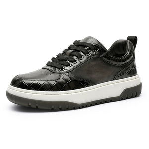 Desai Shoes For Men Fashion versatile casual shoes Real cowhide leather comfort men New Alligator Design DS33122