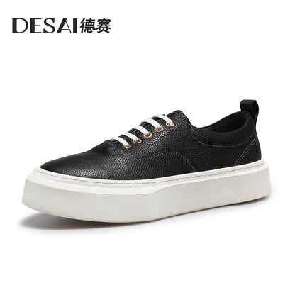 Desai men's shoes autumn new thick sole light soft sole sneakers small white shoes trend retro men's casual shoes DS3087